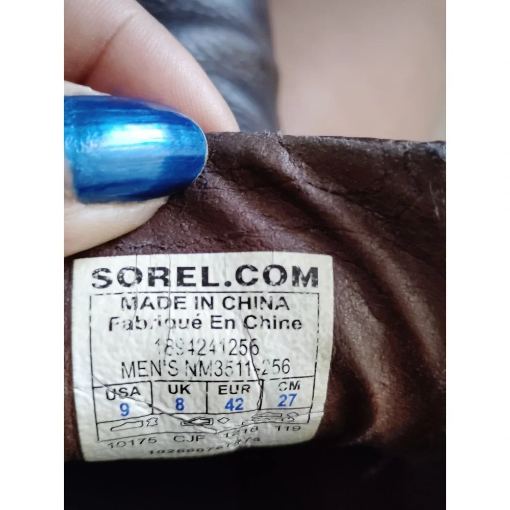Sorel rubber sole
